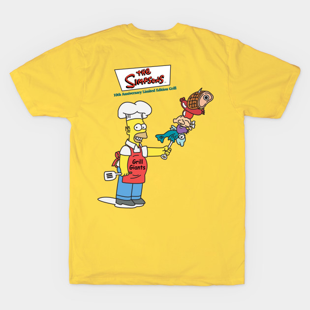 Grill Giants Logo with Homer on Back Edition by Grill Giants